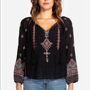 Johnny Was Embroidered Ava Marrakesh Blouse